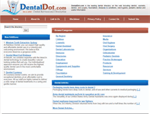 Tablet Screenshot of dentaldot.com